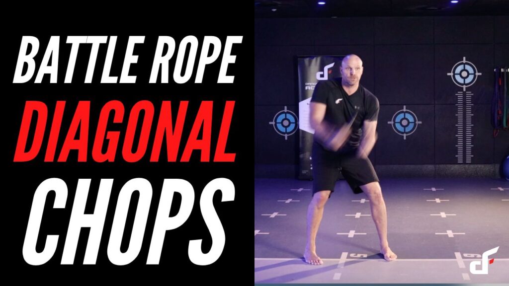 Battle Rope Diagonal Chops